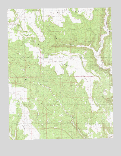 Devil Mesa, UT USGS Topographic Map