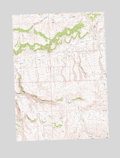 Devil Slide, WY USGS Topographic Map