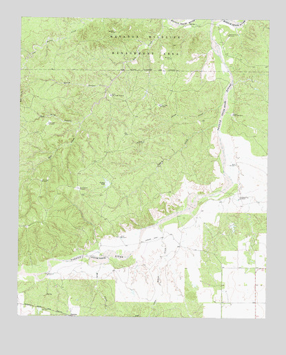 Devils Canyon, TX USGS Topographic Map