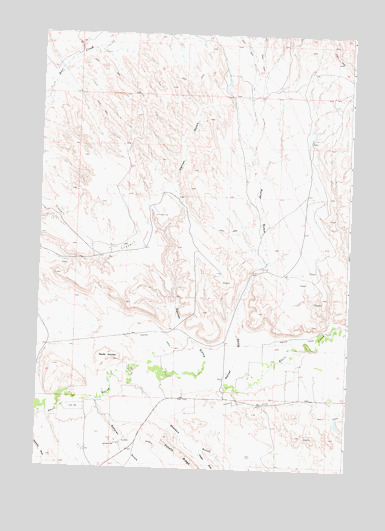 Devils Kitchen, WY USGS Topographic Map