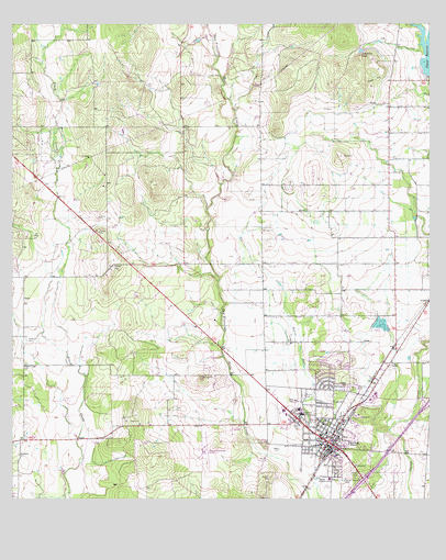 Devine, TX USGS Topographic Map