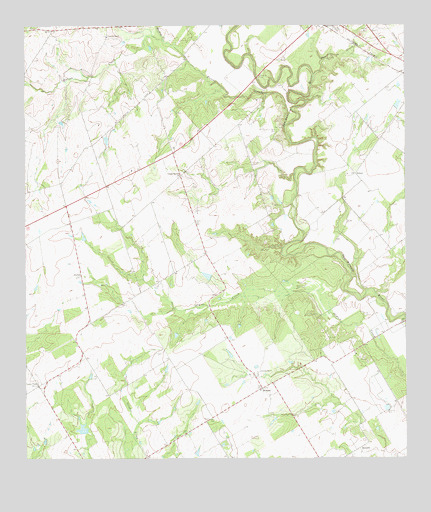 Dewees, TX USGS Topographic Map