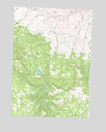 Antone, OR USGS Topographic Map