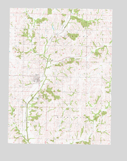 Diagonal, IA USGS Topographic Map