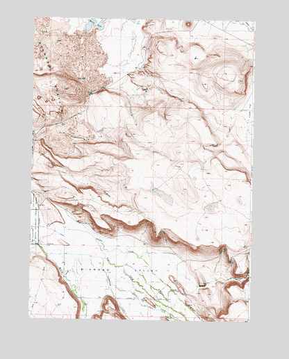 Diamond, OR USGS Topographic Map