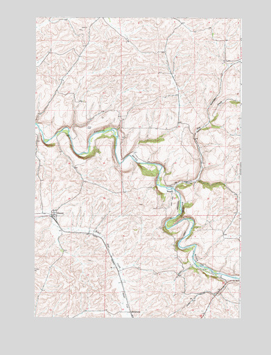 Diamond, WA USGS Topographic Map