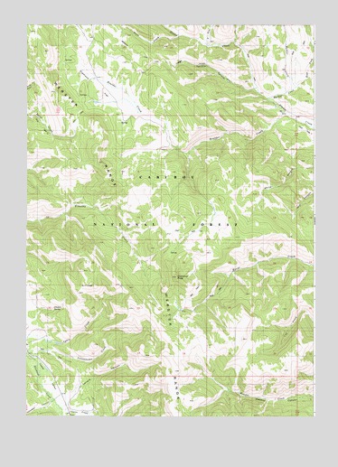 Diamond Flat, ID USGS Topographic Map