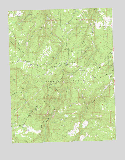 Antone Spring, CO USGS Topographic Map