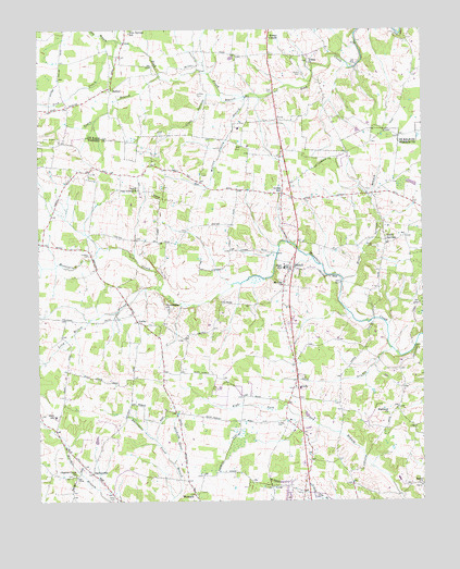 Dibrell, TN USGS Topographic Map