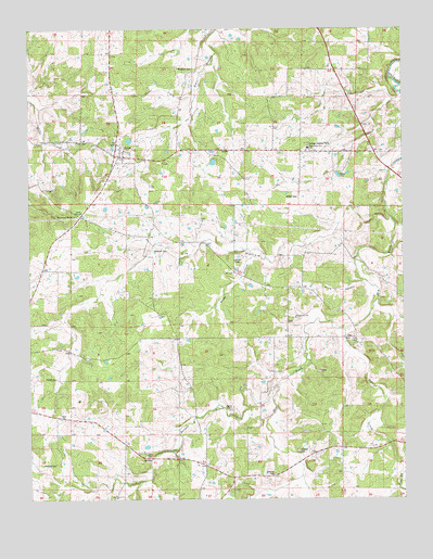 Anutt, MO USGS Topographic Map