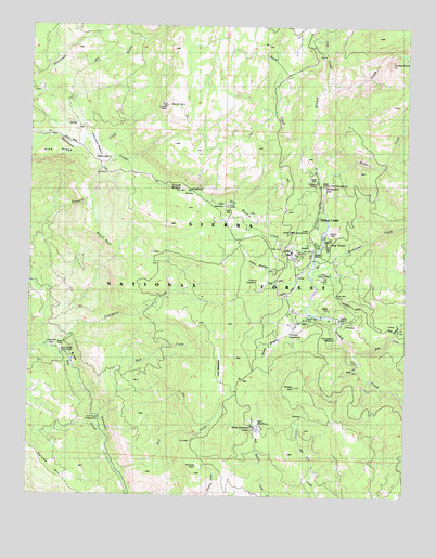 Dinkey Creek, CA USGS Topographic Map