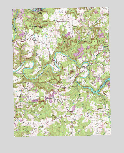 Distant, PA USGS Topographic Map