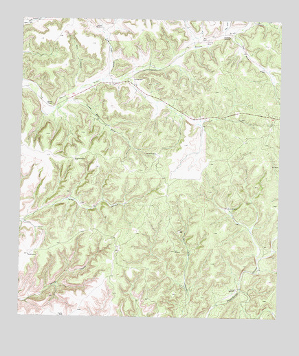 Divide Well Draw, TX USGS Topographic Map