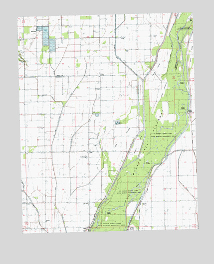 Dixie, AR USGS Topographic Map