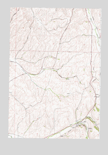 Dixie, WA USGS Topographic Map
