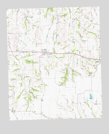 Dodd City, TX USGS Topographic Map