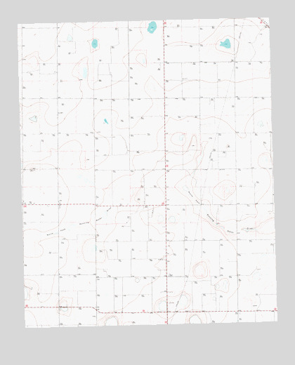 Dodd NE, TX USGS Topographic Map