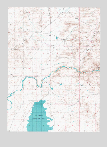 Dodge Ranch, WY USGS Topographic Map