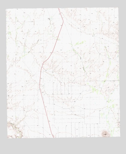 Dog Canyon, TX USGS Topographic Map