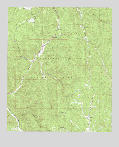 Apache Summit, NM USGS Topographic Map