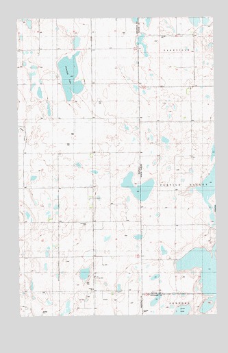 Dominek Lake, MT USGS Topographic Map