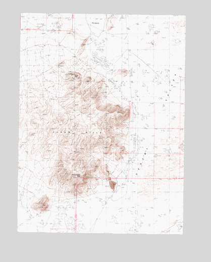 Donna Schee Peak, NV USGS Topographic Map