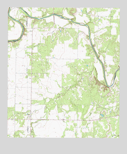 Doole, TX USGS Topographic Map