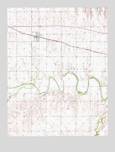 Dorrance, KS USGS Topographic Map