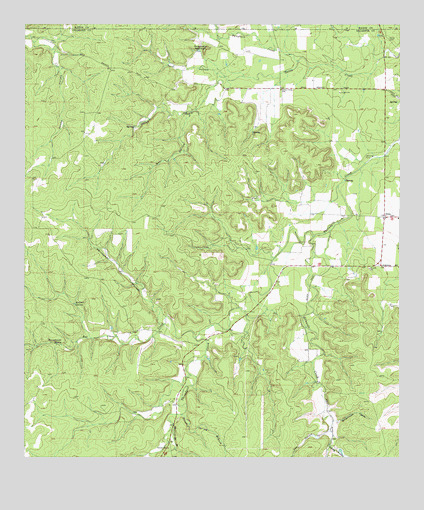 Doss, TX USGS Topographic Map