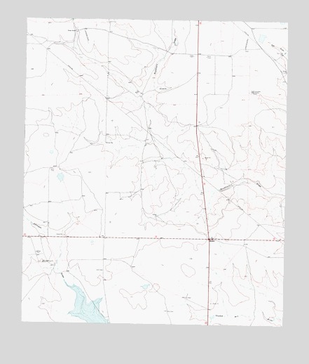 Double Mill Draw NW, TX USGS Topographic Map
