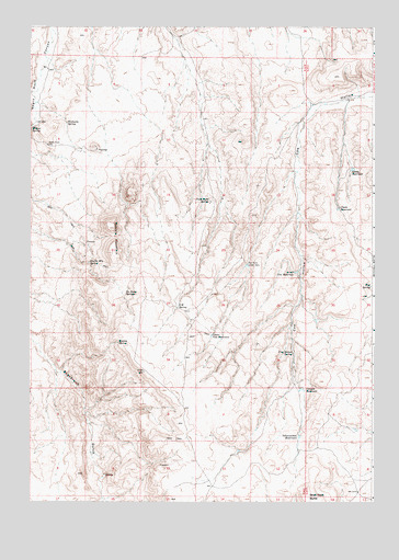 Double Mountain, OR USGS Topographic Map