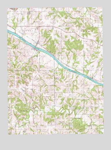 Douds, IA USGS Topographic Map