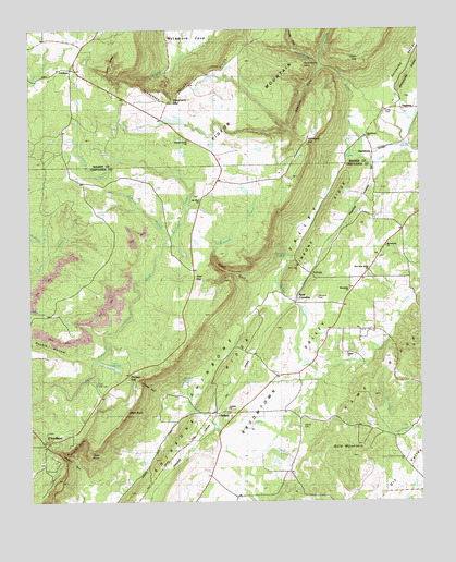 Dougherty Gap, GA USGS Topographic Map