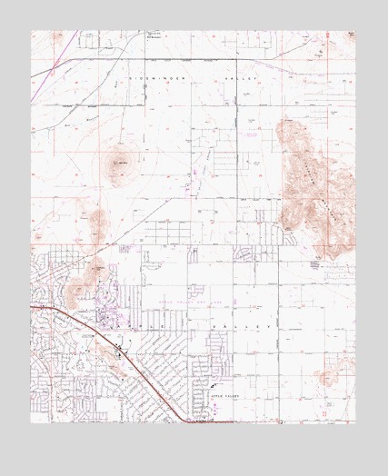 Apple Valley North, CA USGS Topographic Map
