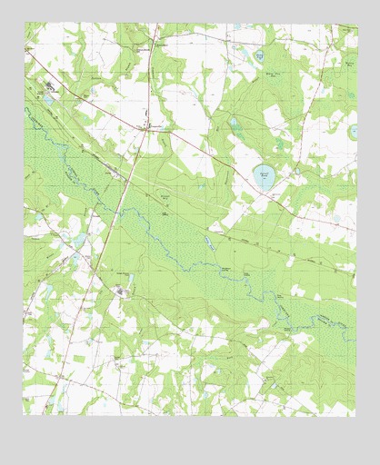 Dover, GA USGS Topographic Map