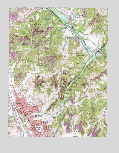 Dover, OH USGS Topographic Map