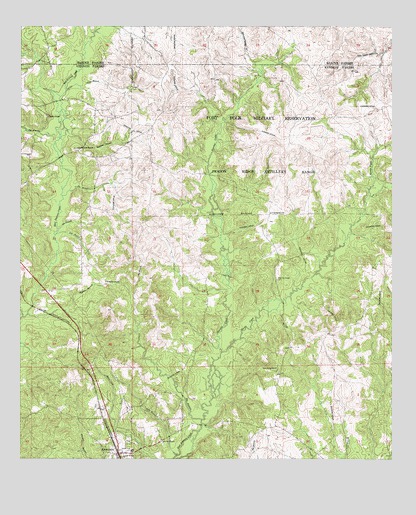 Dowden Creek, LA USGS Topographic Map