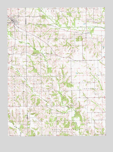 Downing, MO USGS Topographic Map
