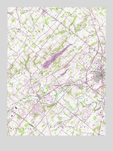 Doylestown, PA USGS Topographic Map