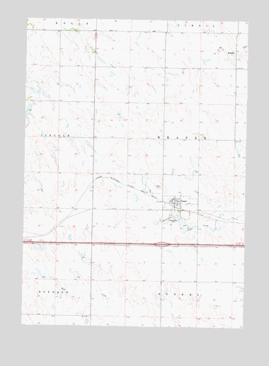 Draper, SD USGS Topographic Map