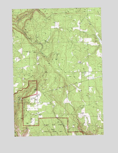 Appleton, WA USGS Topographic Map