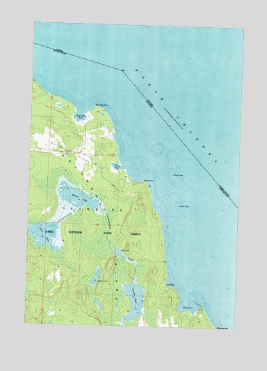 Drummond SE, MI USGS Topographic Map