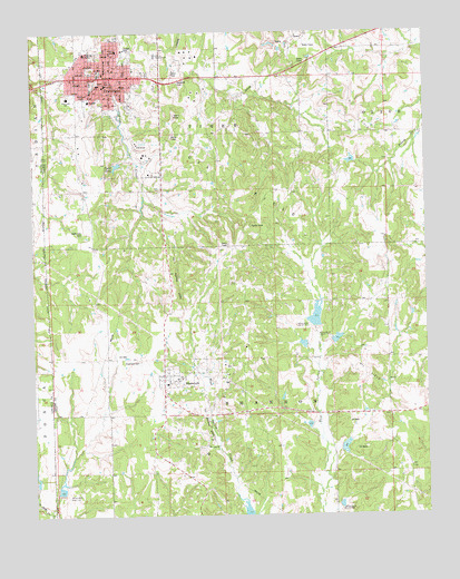Drumright, OK USGS Topographic Map
