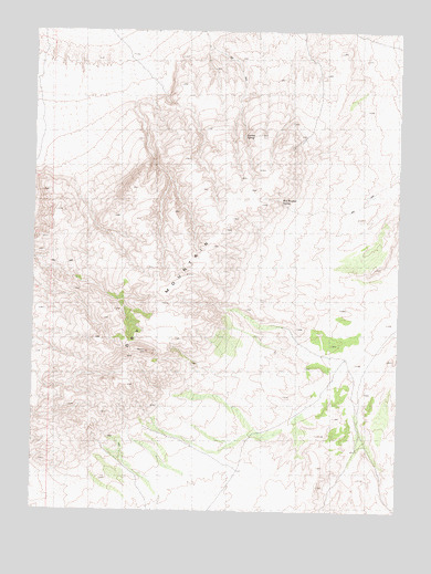 Dry Mountain, NV USGS Topographic Map