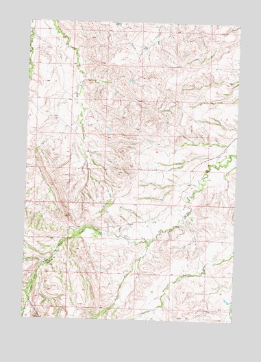 Dry Soap Creek, MT USGS Topographic Map