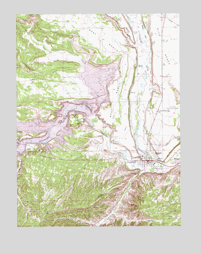 Duchesne, UT USGS Topographic Map