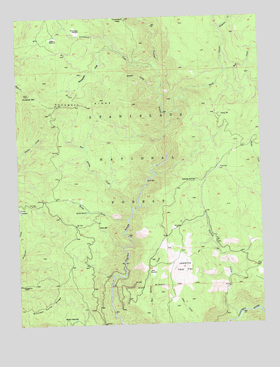 Duckwall Mountain, CA USGS Topographic Map