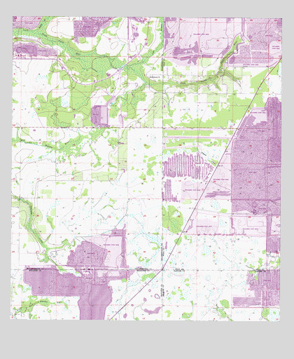 Duette NE, FL USGS Topographic Map