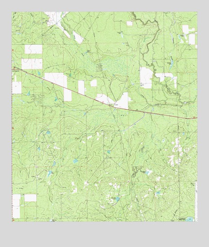 Dull, TX USGS Topographic Map