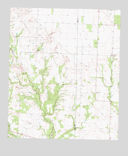 Arah, TX USGS Topographic Map